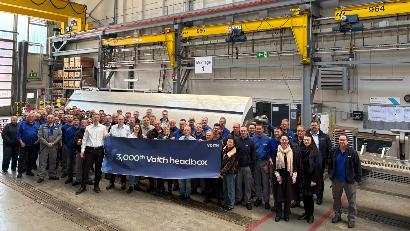 Voith обновила максимум по поставкам напорных ящиков