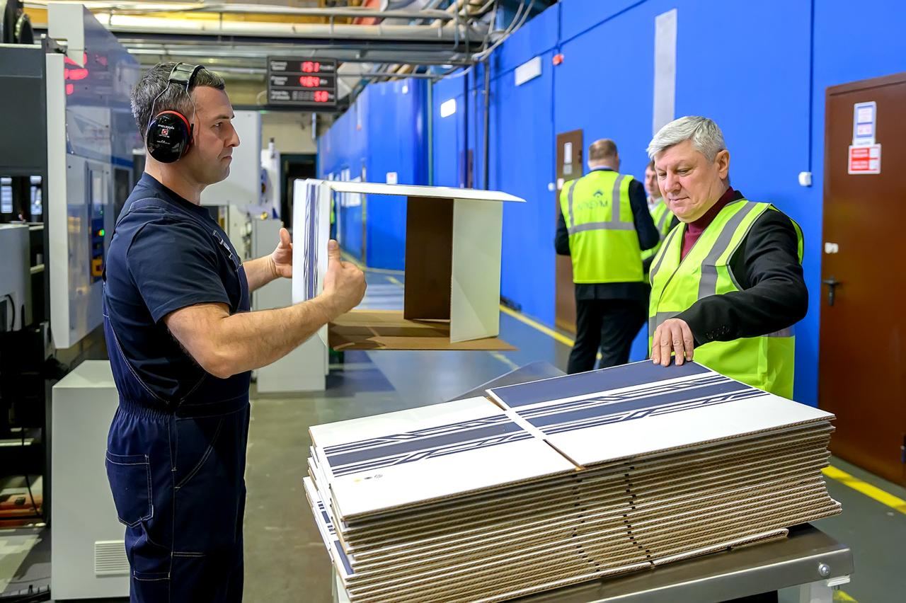 Филиал «Архбум» в Московской обл. ввел в эксплуатацию новую линию