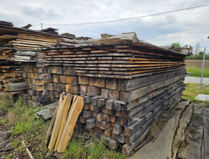 80 mm x 600 mm x 3000 mm AD R/S  Meşe Kereste