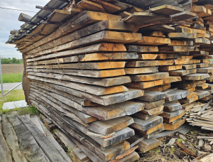50 mm x 450 mm x 4500 mm AD R/S  Meşe Kereste
