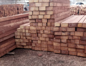 100 mm x 200 mm x 3000 mm Heat Treated Iroko Lumber
