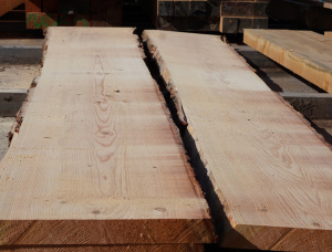 Douglas Planches non délignées, flitches, dosses 50 mm x 280-950 mm x 5000 mm