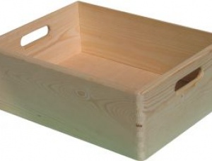 Pino siberiano Caja de madera 200 mm x