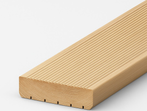 Террасная доска Лиственница сибирская KD 28 мм x 140 мм x 6000 мм