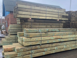 160 mm x 250 mm x 3250 mm AD Pressure Treated Scots Pine Beam