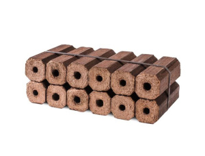 Wood Briquettes 60 mm x 85 mm x 60 mm