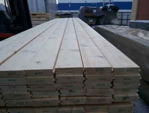 Picea siberiana Parquet  40 mm x 146 mm x