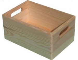 Pino siberiano Caja de madera 200 mm x
