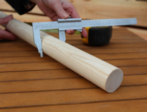 European Larch Wooden Shafts  x