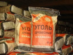 Древесный уголь Граб обыкновенный 230 мм