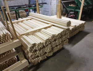 Wooden Broom Stick