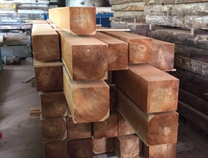 8 in. x 8 in. x 92 mm AD Teak Squares