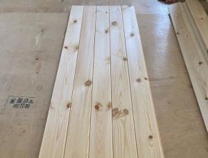 Вагонка Колхозница Сосна KD 12.5 мм x 110 мм x 5000 мм