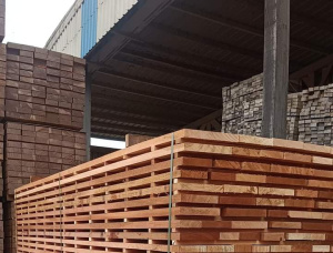 50 мм x 150 мм x 2500 мм Пропитанная Доска обрезная Окоуме (Габон, Окака, Азоуга) S4S KD