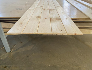 Вагонка Колхозница Сосна KD 12.5 мм x 110 мм x 2000 мм