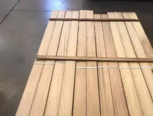 100 мм x 100 мм x 2500 мм  Доска обрезная Ироко (Мвули, Камбала, Семли, Рокко) S4S AD