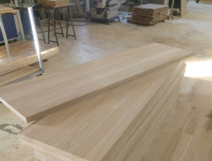 Möbelbauplatte Durchgehende Lamellen Eiche 20 mm x 1230 mm x 3000 mm