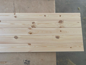 Вагонка Колхозница Сосна KD 12.5 мм x 110 мм x 3000 мм