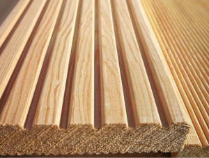 Противоскользящая террасная доска Сосна кедровая европейская KD 30 мм x 140 мм x 6000 мм