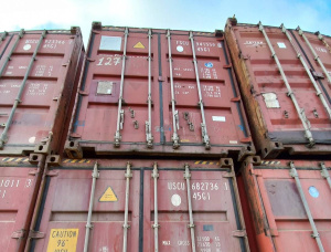 10ft Usado Container de Cubo Alto