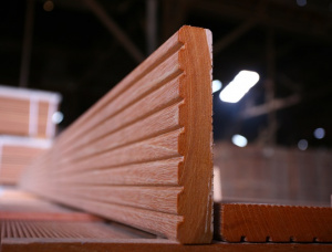 25 mm x 145 mm x Anti-slip decking Bangkirai (Yellow Balau)