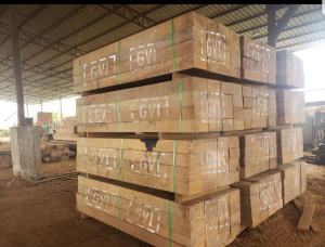 150 мм x 300 мм x 3000 мм Термообработанная Доска обрезная Азобе (Бонгоси, Екки) S4S AD