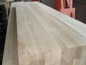 Möbelbauplatte Durchgehende Lamellen Eiche 27 mm x 1100 mm