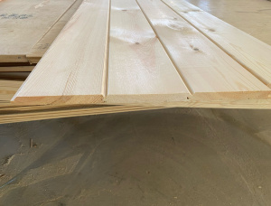 Фасадная доска шип-паз Сосна KD 0.16 мм x 135 мм x 6000 мм