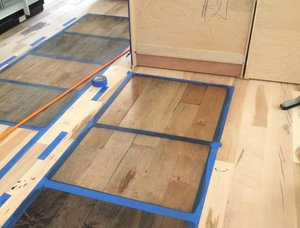 19 мм x 330 мм x 5800 мм Ламинированная половая доска Дуб