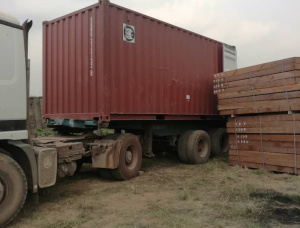 140 mm x 250 mm x 500 mm Azobé (Bongossi, Ekki) Slab