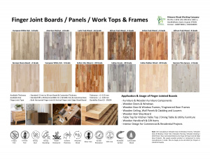 Ash Finger Jointed Panel 100 mm x 450 mm x 2400 mm