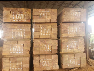 150 мм x 250 мм x 4000 мм Термообработанная Доска обрезная Азобе (Бонгоси, Екки) S4S AD