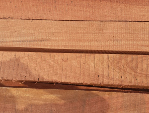 100 мм x 100 мм x 5000 мм  Доска обрезная Азобе (Бонгоси, Екки) S4S AD