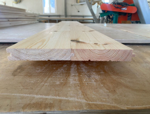 Половая доска Сосна KD 0.27 мм x 135 мм x 3000 мм