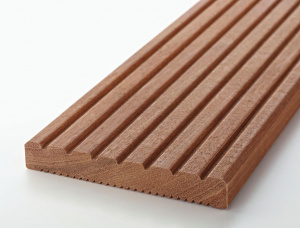 Balau, red Anti-slip decking AD 25 mm x 145 mm