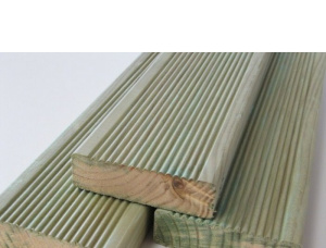 Террасная доска Сосна обыкновенная KD 28 мм x 120 мм x 6000 мм