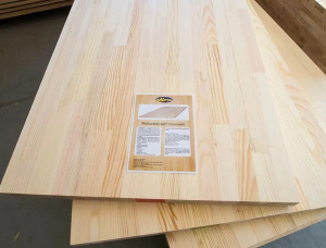 Цельноламельный мебельный щит Сосна обыкновенная 24 мм x 1200 мм x 4000 мм