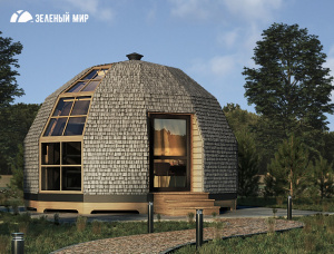 Каркасный дом Ель-Сосна (S-P) 27 м<sup>2</sup>