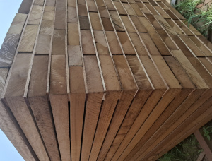 50 mm x 150 mm x 6000 mm 建築材绿柄桑木