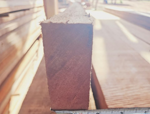 1 1/2 in. x 8 in. x 14 ft. Angelim Pieza de madera sin cantear