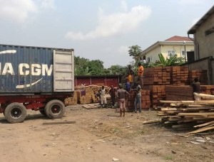 100 мм x 200 мм x 500 мм  Доска обрезная Азобе (Бонгоси, Екки) S4S AD