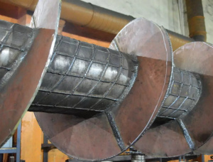 Шнековый транспортер из износостойких сталей