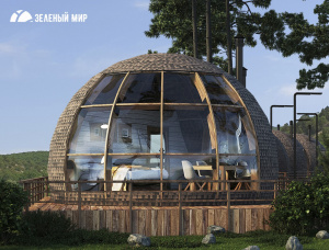 Каркасный дом Ель-Сосна (S-P) 27 м<sup>2</sup>