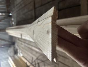 墙壁镶板 云杉 - 松 KD 12.5 mm x 90 mm x 6000 mm