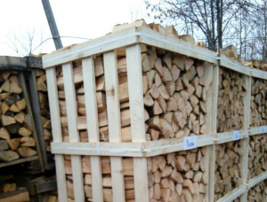 حطب مجفف في الفرن 180 mm x 330 mm