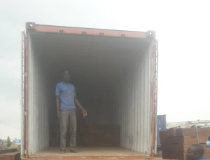 100 мм x 150 мм x 2000 мм  Доска обрезная Азобе (Бонгоси, Екки) S4S AD