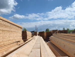 25 мм x 120 мм x 4000 мм  Доска обрезная Ель S2S KD