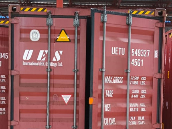 10ft Usado Container de Cubo Alto