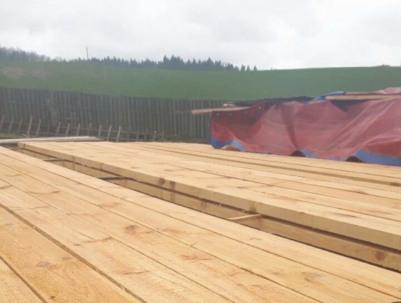50 mm x 250 mm x 6 m 建築材灰烬