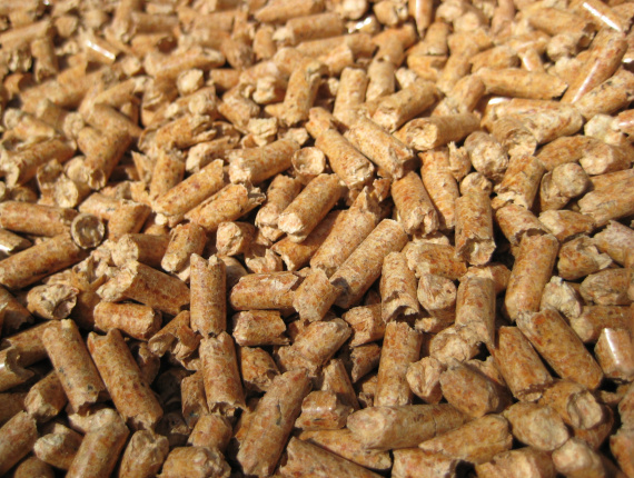 Wood pellets 8 mm x 10 mm
